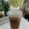 مك زجاج مع قصبة