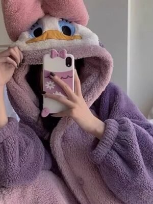 روب فرو مع البجامة💜