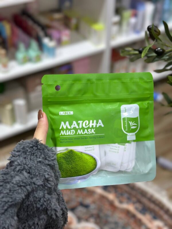 ماسك طيني بالماتشا